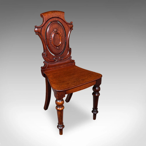 Antique shield back - back, hall