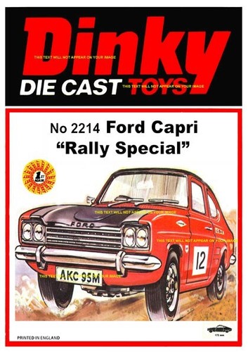 Dinky toys 2214 ford - toys, no.2214