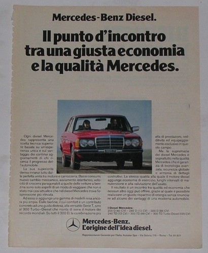 1981 mercedes diesel w123 car - mercedes,