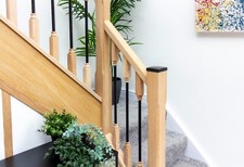 Forge Oak & Black Spindle