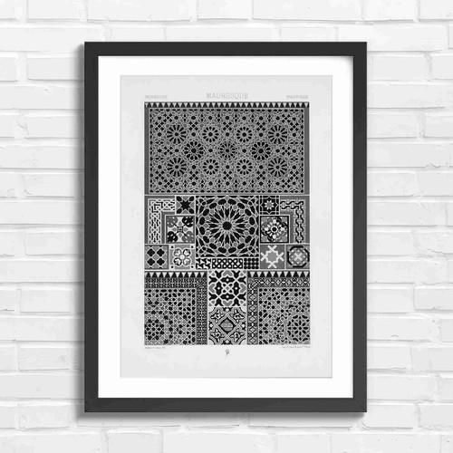 Vintage mauresque islamic tile - vintage,