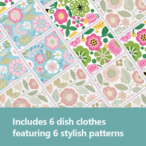 Cute set swedish dishcloths - cute,