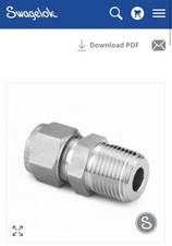 Swagelok SS-10MO-1-4 Stainless