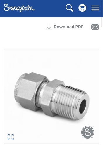 Swagelok 10mo 4 - swagelok, ss-10mo-1-4