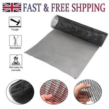 100*33cm Grill Mesh Aluminium Alloy Car Bumper Vent Metal Rhombic Grille Net