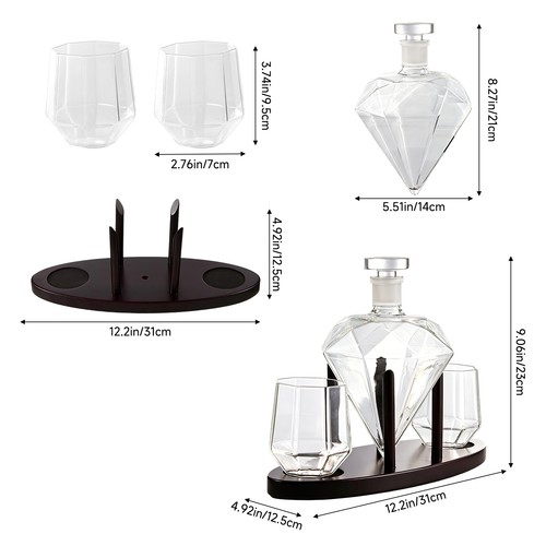 Glass crystal whiskey - glass,