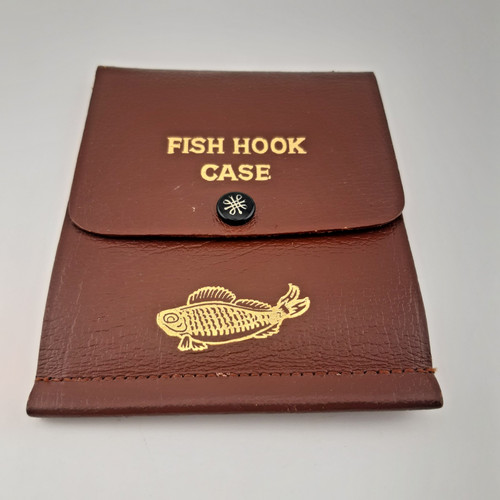 Vintage bonded leather fish - leather,