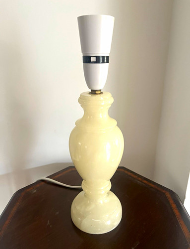 Vintage solid alabaster marble - vintage,