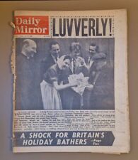 Daily Mirror Newspapers - NOT COMPLETE Multi Listing; Birthdays, Various Years!