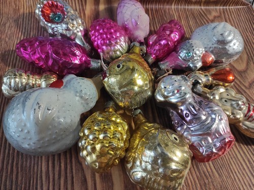 Vintage christmas tree glass - christmas,