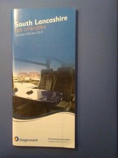 Bus Timetable Stagecoach South Lancashire April 2018 122 page booklet