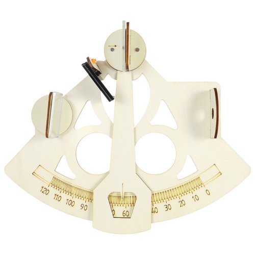 Wooden diy nautical sextant - wooden,