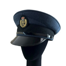British RAF Dress Cap Blue Royal Air Force Peaked Medium 58cm