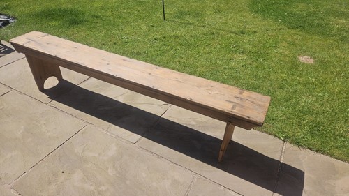 Vintage pine bench - vintage, bench.