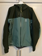 Haglofs Mens ROC Flash GTX Jacket Dark Jelly Green Size Large