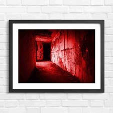 Dark Abandoned Bunker Corridor