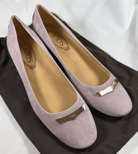 Tod lavender suede - tod's, leather
