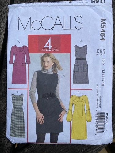 Mccall sewing pattern m5464 - sewing,