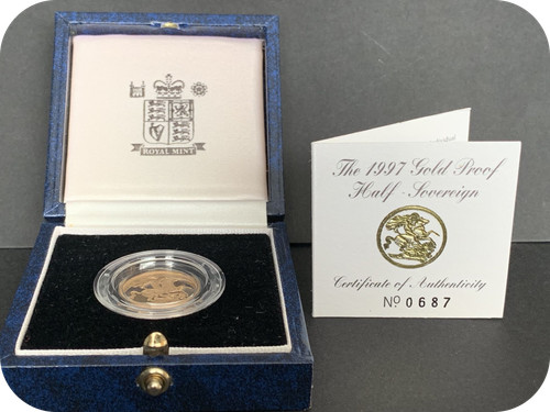 1997 proof half gold - 1997,