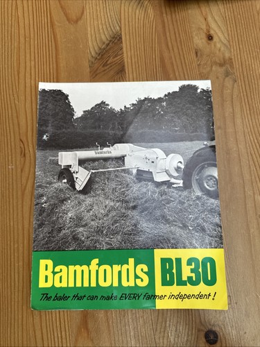 Bamfords bl30 baler brochure - bl30,