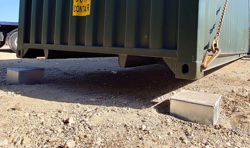 Shipping container foundation - container,