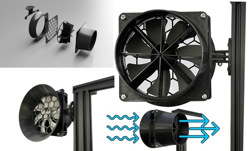 Wind simulator 140mm fan air - 140mm,