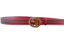 Gucci Mens Belts With Gold Buckle - 100% Genuine Full Grain For Jeans Trousers
