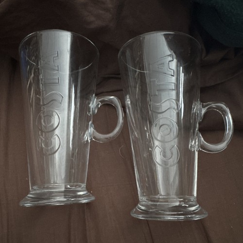 New pair costa coffee glass - of,