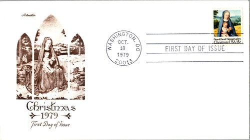 1979 traditional christmas fdc - traditional,
