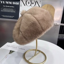 Plush Berets Imitation Mink