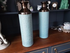 BEAUTFUL PAIR OF  LARGE CERAMIC VASES