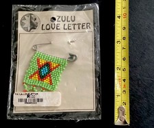 ZULU LOVE LETTER ON CARD BEADS