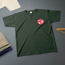 MG Badge T-Shirt Red & White