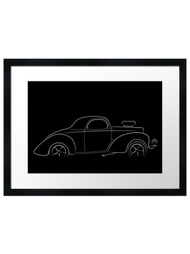 1941 willys coupe gasser - willys,
