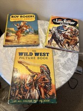 3 x 1950 Cowboy Annuals - Lone