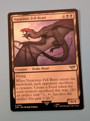 Voracious fell beast mtg - voracious,