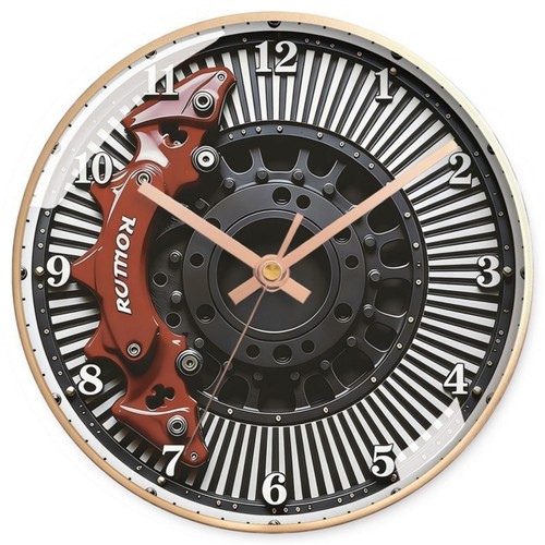 Wall clock with glass front - clock,