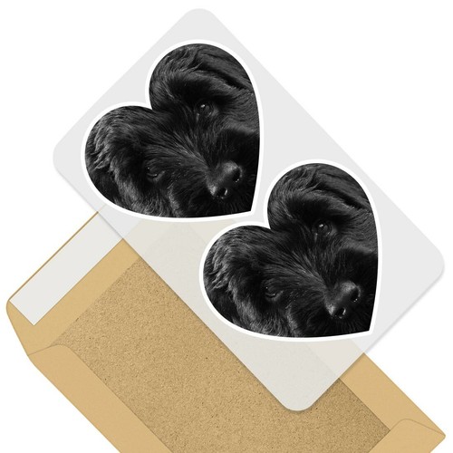 Heart stickers bw - 2,