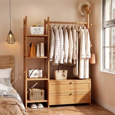 Garment Rack Bamboo Hall Tree