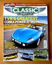 Classic & Sports Car Magazine Dec 2009 TVR'S, Capri Mk1 to Mk3, Maserati Bora