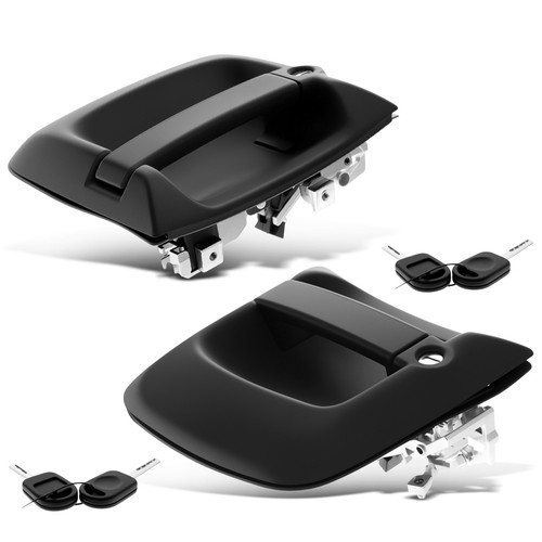 Door handle exterior front - 2x,