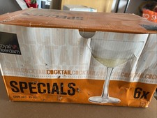 Box Of Six Cocktail Glasses