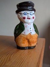 Vintage Toby-Style Character Jug / Pitcher – Marked “FOREIGN” – 16cm Ceramic