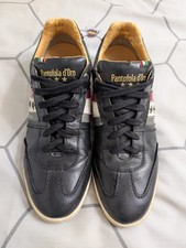 Pantofola D'Oro Trainers Black Leather Size UK10 EU44