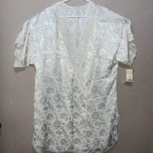 Vintage ivory nightgown val - vintage,