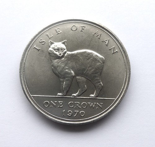 Unc 1970 manx cat isle - unc,