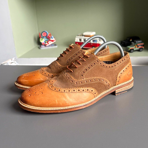Lanx men tan leather suede - lanx,