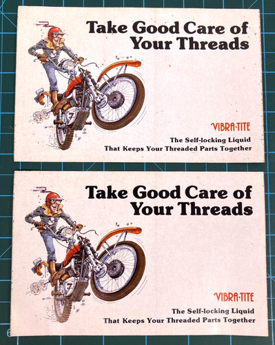 Vtg vibra tite decal sticker - vtg, vibra-tite