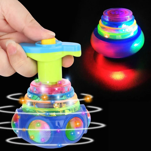 1pc ufo flashing spinning top - flashing,
