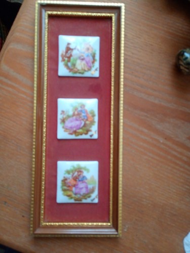 Limoges ceramic wall hanging - wall,
